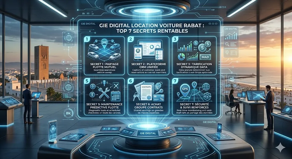 GIE Digital Location Voiture Rabat : Top 7 Secrets Rentables