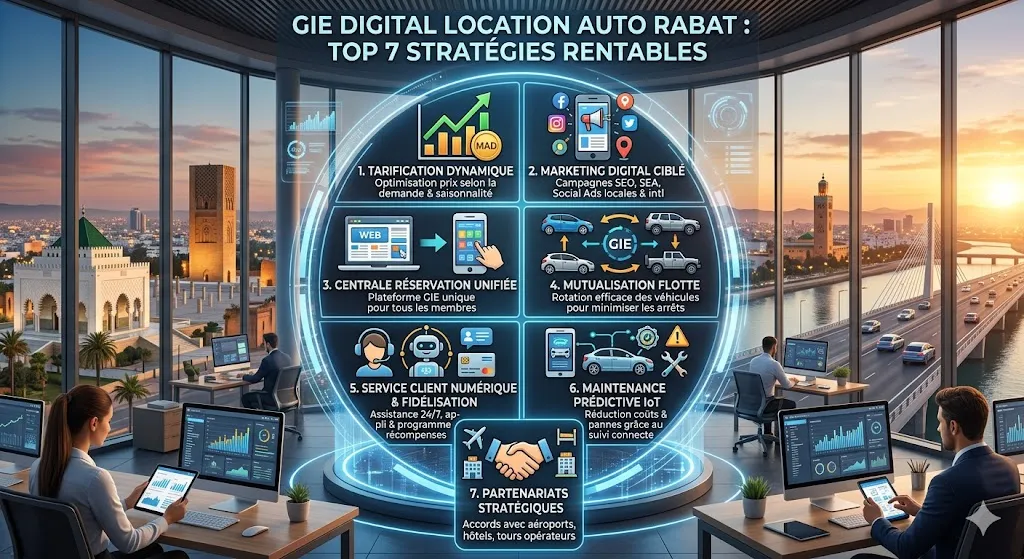 GIE Digital Location Auto Rabat : Top 7 Stratégies Rentables